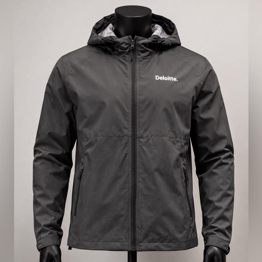 The North Face Men’s L Black Jacket Deloitte Logo NWT